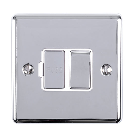 Enhance Decorative Switched Fuse Spur - Polished Chrome