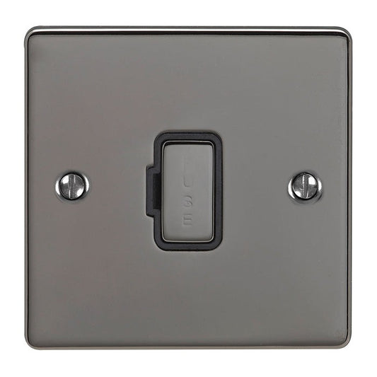 Enhance Decorative Unswitched Fuse Spur - Black Nickel