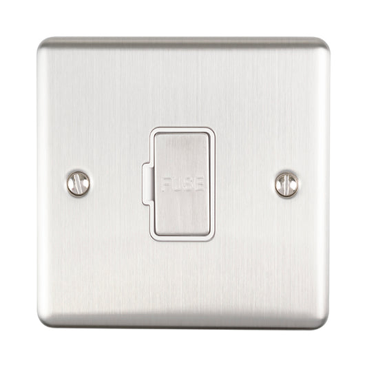 Enhance Decorative Unswitched Fuse Spur - Satin Stainless