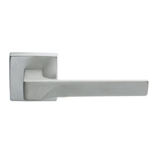 Flash Lever on Square Rose Satin Chrome