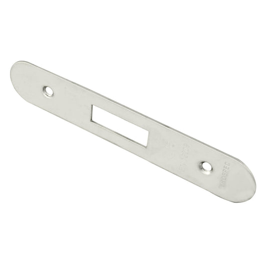 Easi T Forend Strikes & Fixing Pack Deadlocks-Bright Stainless Steel-Radius Forend
