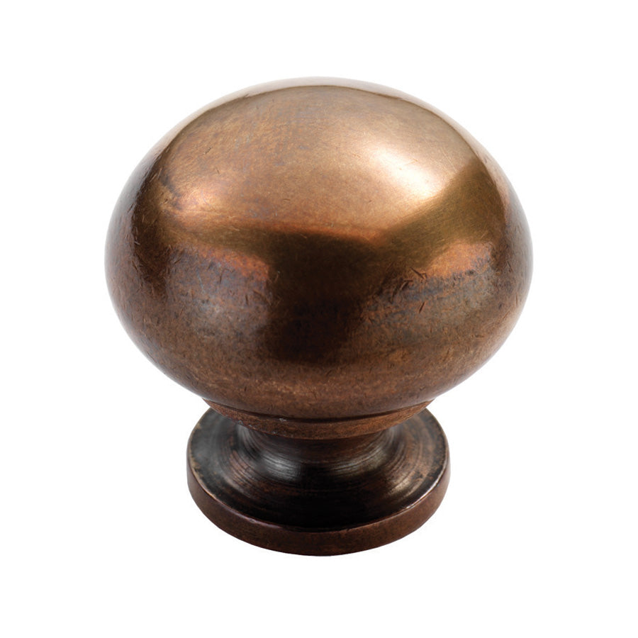 Solid Bronze Mushroom Knob