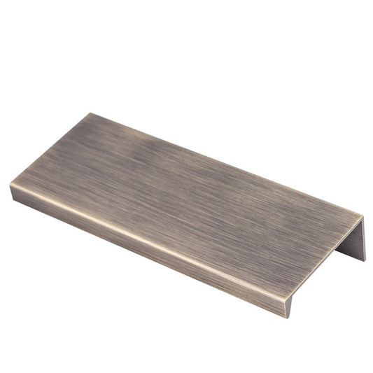 Squared Edge Pull 100mm Antique Brass