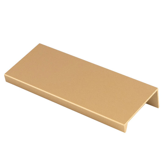 Squared Edge Pull 100mm Satin Brass