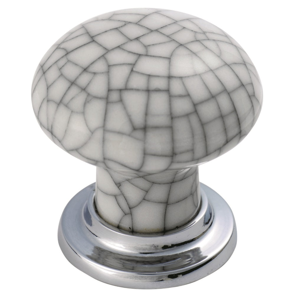 Porcelain Mushroom Pattern Knob 35mm