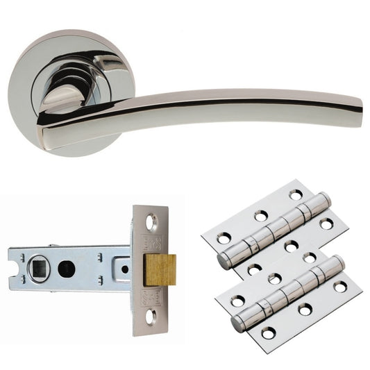 Tavira Lever on Rose Latch Pack