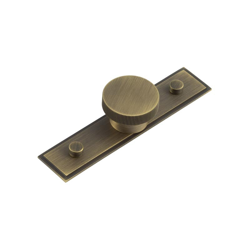 Thaxted Cupboard Knobs Stepped Backplate