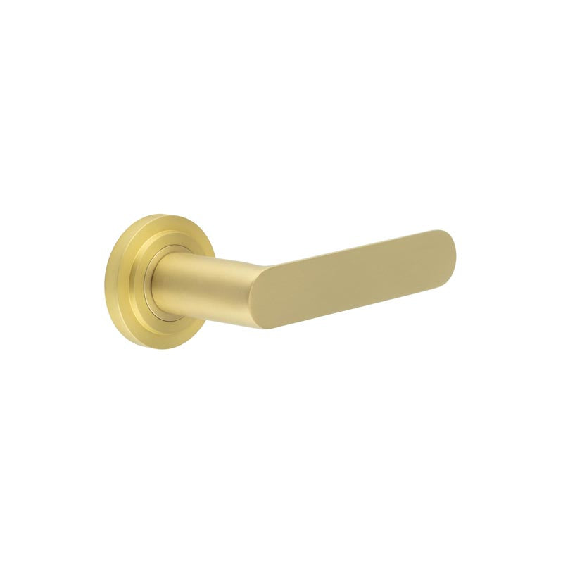 Kensington Door Handles Stepped Rose