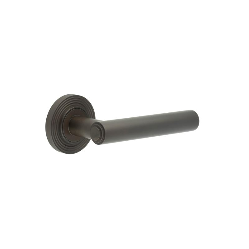 Richmond Door Handles Reeded Rose