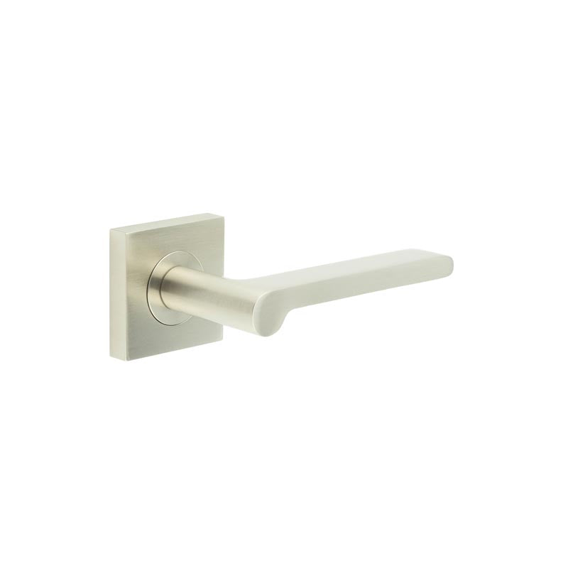 Fitzrovia Door Handles Square Plain Rose