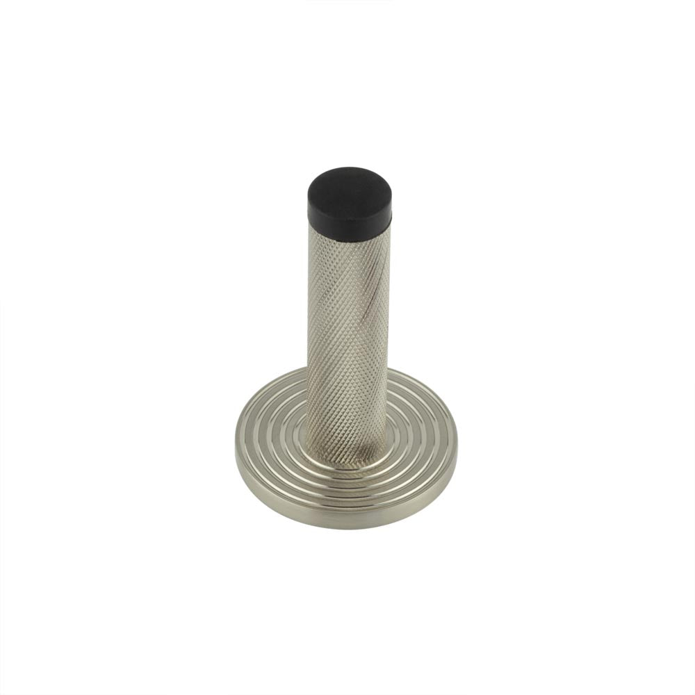 Burlington Knurled Wall Mounted Doorstops Reeded Rose