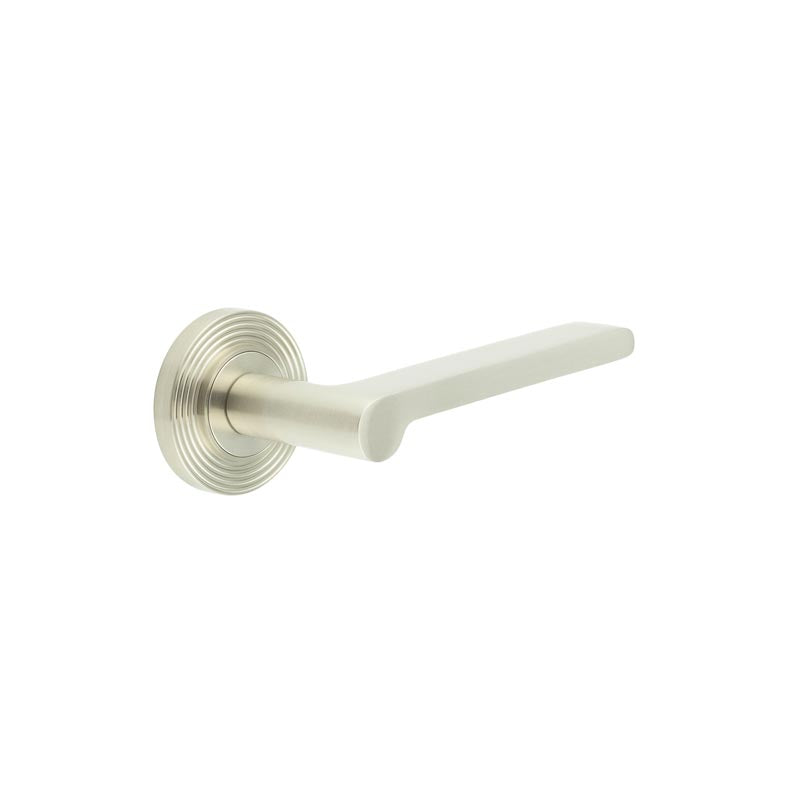 Fitzrovia Door Handles Reeded Rose