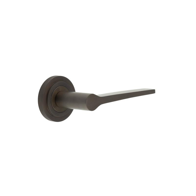 Knightsbridge Door Handle on Stepped Rose
