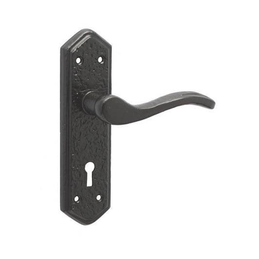 Wentworth Suite Door Handle on Lockplate