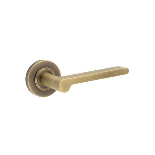Fitzrovia Door Handles Plain Rose