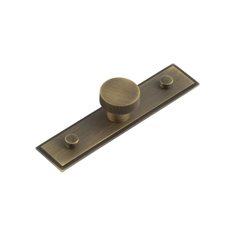 Thaxted Cupboard Knobs Stepped Backplate