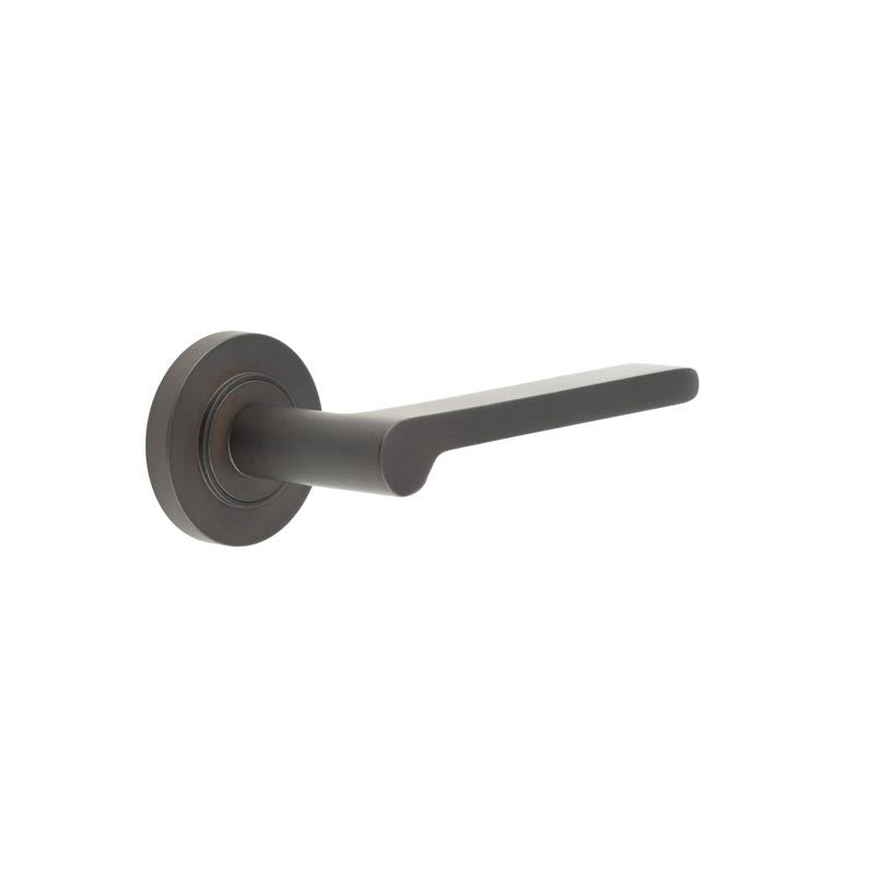 Fitzrovia Door Handles Plain Rose