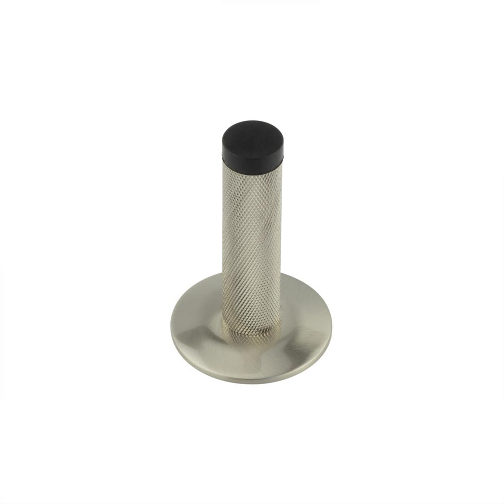 Burlington Knurled Wall Mounted Doorstops Chamfered Rose