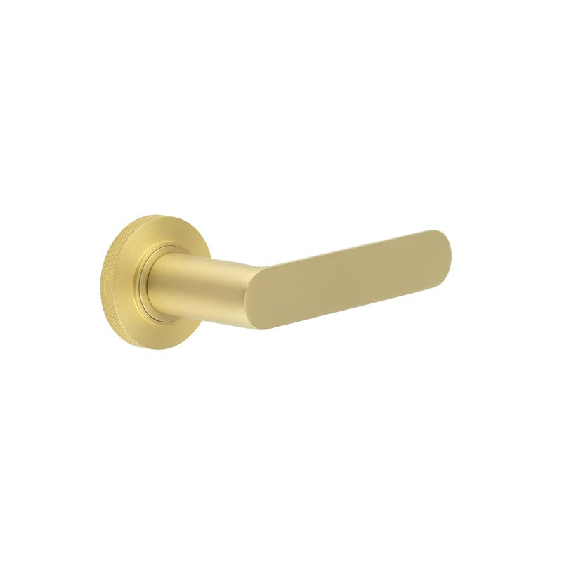 Kensington Door Handles Knurled Rose
