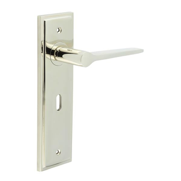 Knightbridge Door Handle Lock Backplate