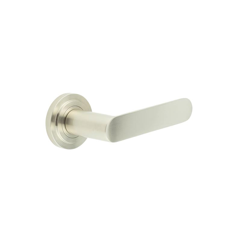 Kensington Door Handles Stepped Rose