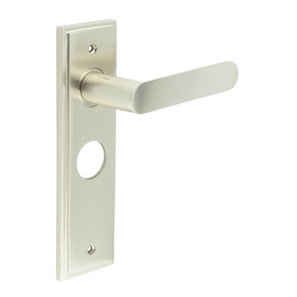 Kensington Door Handle Bathroom Backplate