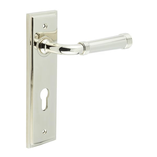 Highgate Door Handle Din Euro Backplate