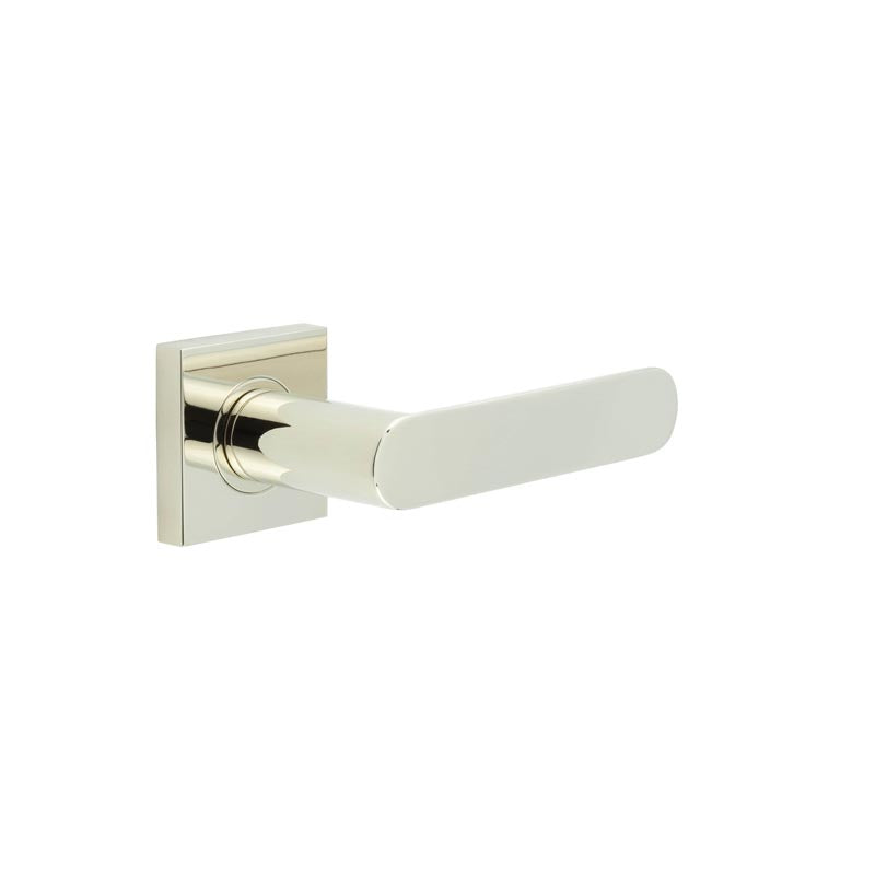 Kensington Door Handles Square Plain Rose