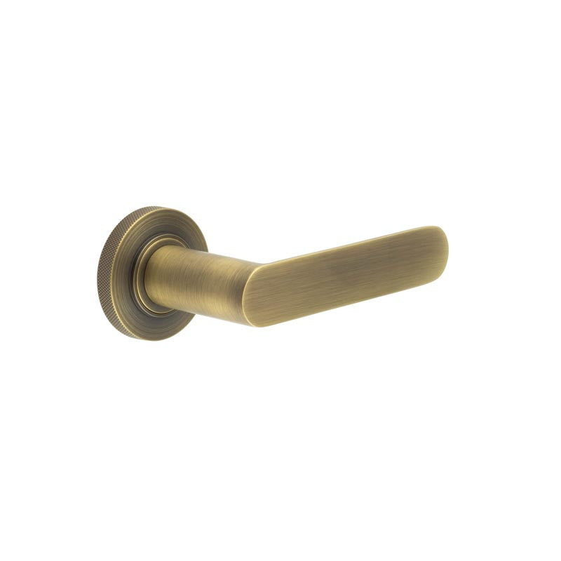Kensington Door Handles Knurled Rose