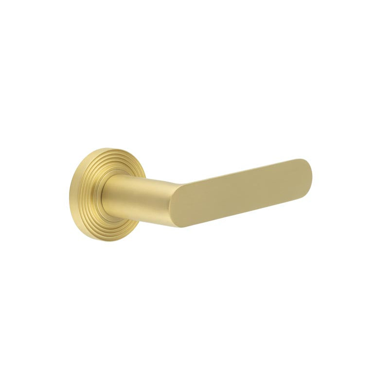 Kensington Door Handles Reeded Rose
