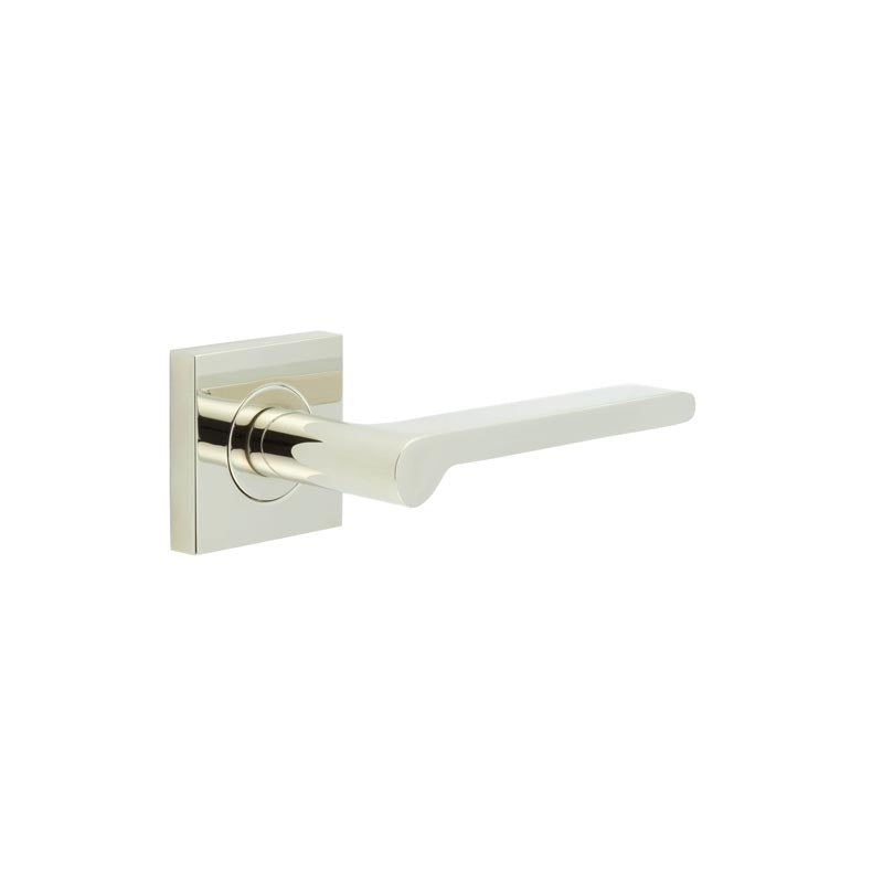 Fitzrovia Door Handles Square Plain Rose
