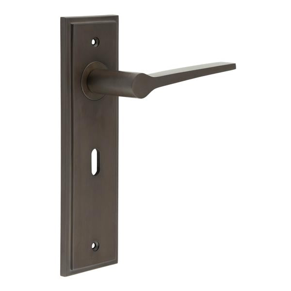 Knightbridge Door Handle Lock Backplate