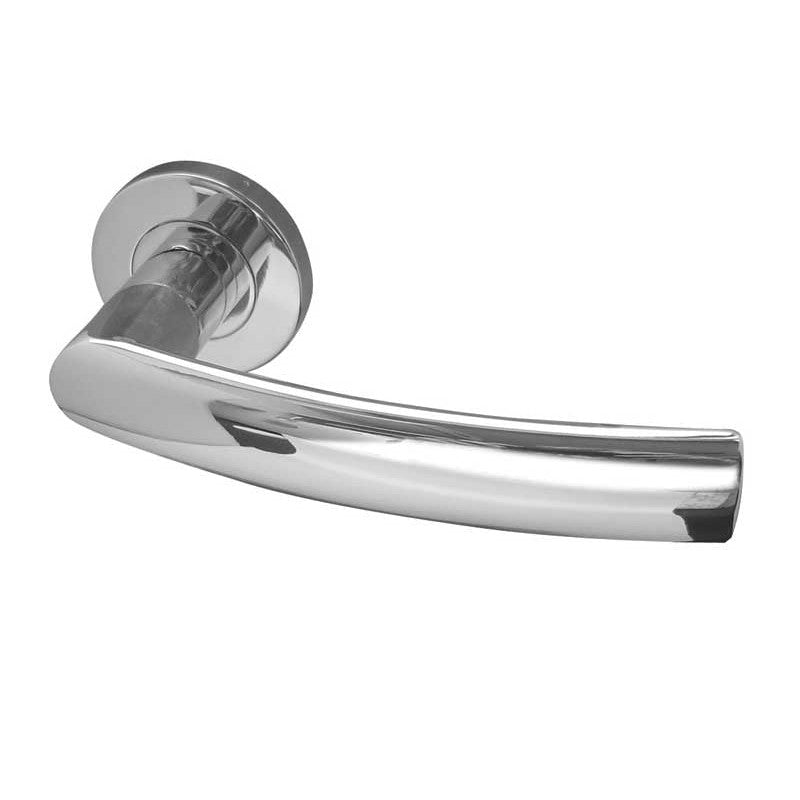 Luma Door Handle on Rose Grade 304