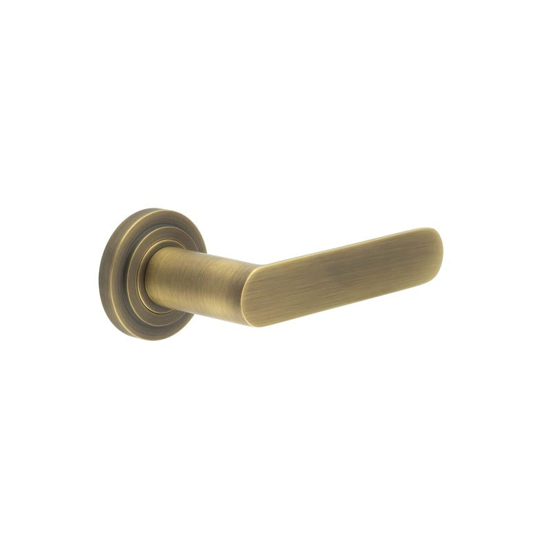 Kensington Door Handles Stepped Rose