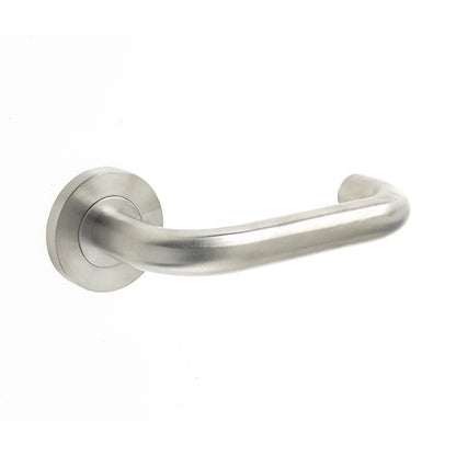 Orbit 19mm Door Handle on 8mm Sprung Rose Grade 304