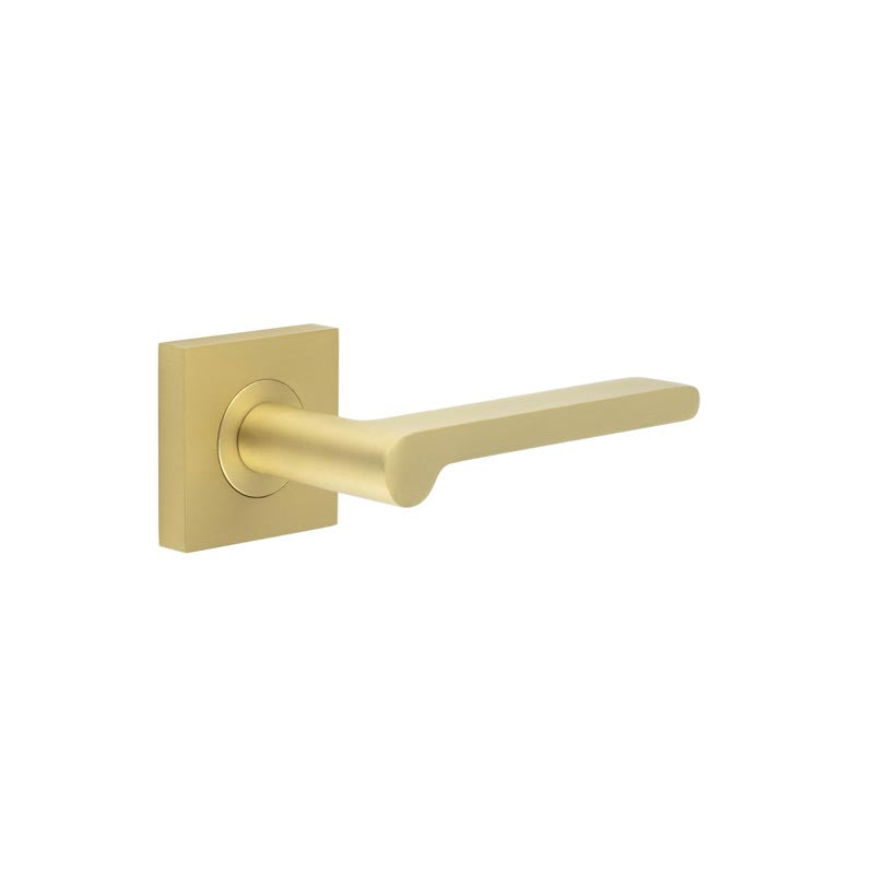 Fitzrovia Door Handles Square Plain Rose