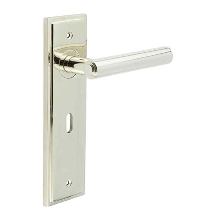 Richmond Door Handle Lock Backplate