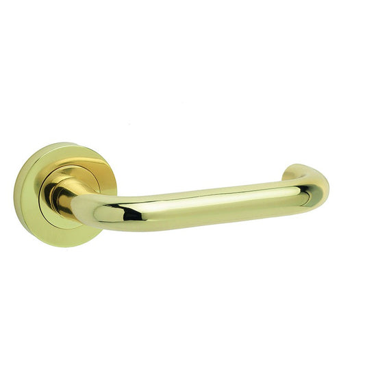 Thame Door Handle on Rose