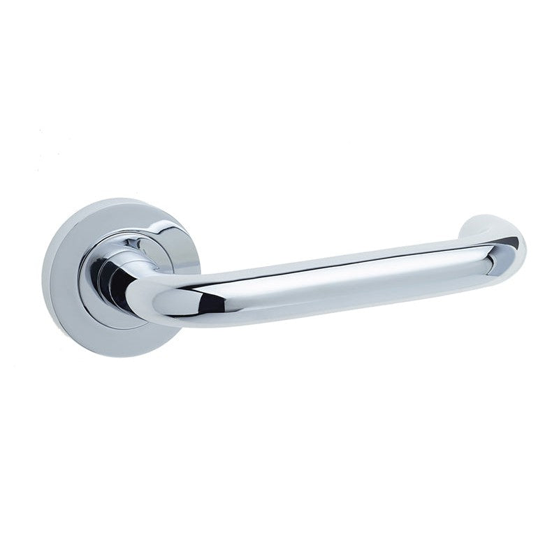 Thame Door Handle on Rose