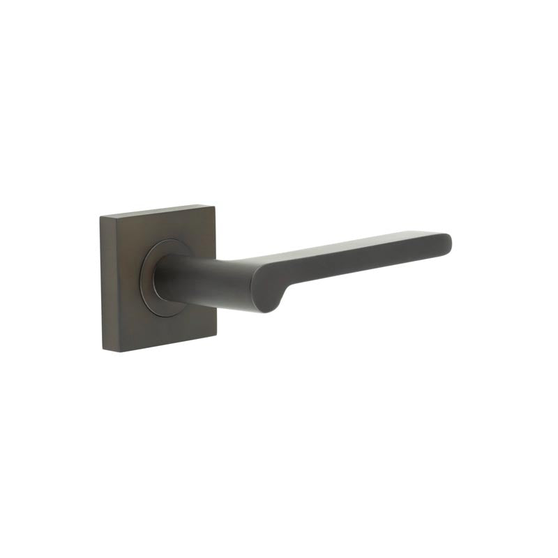 Fitzrovia Door Handles Square Plain Rose