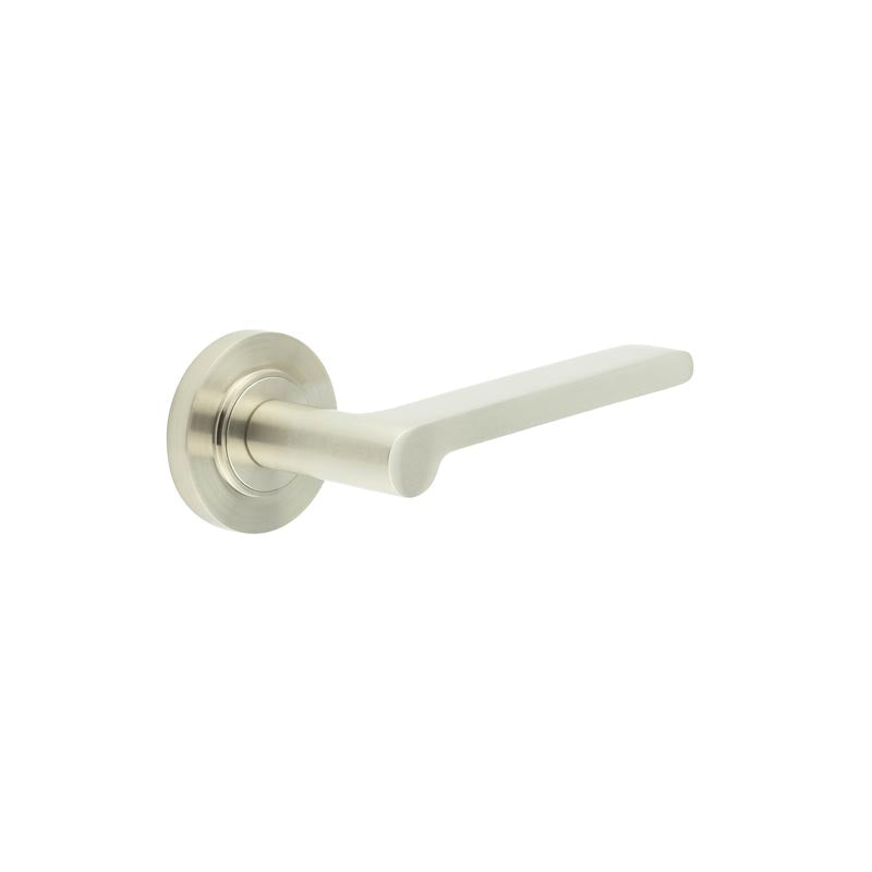 Fitzrovia Door Handles Plain Rose
