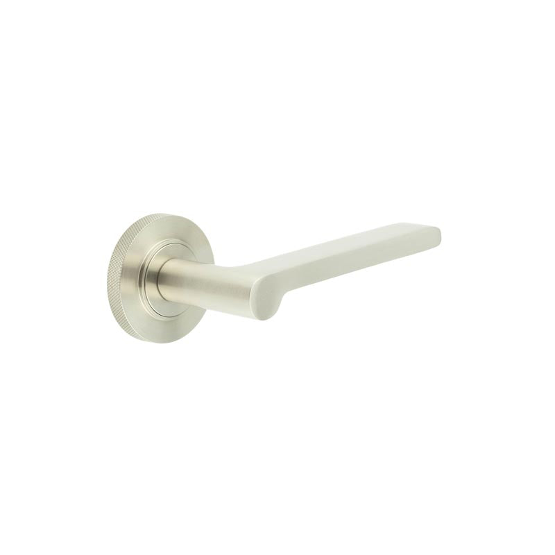 Fitzrovia Door Handles Knurled Rose