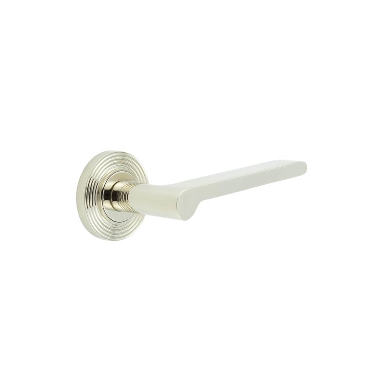 Fitzrovia Door Handles Reeded Rose