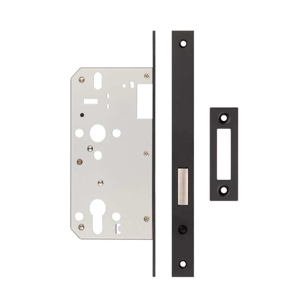 Jedo Architectural Din Deadlocks - Square / Black