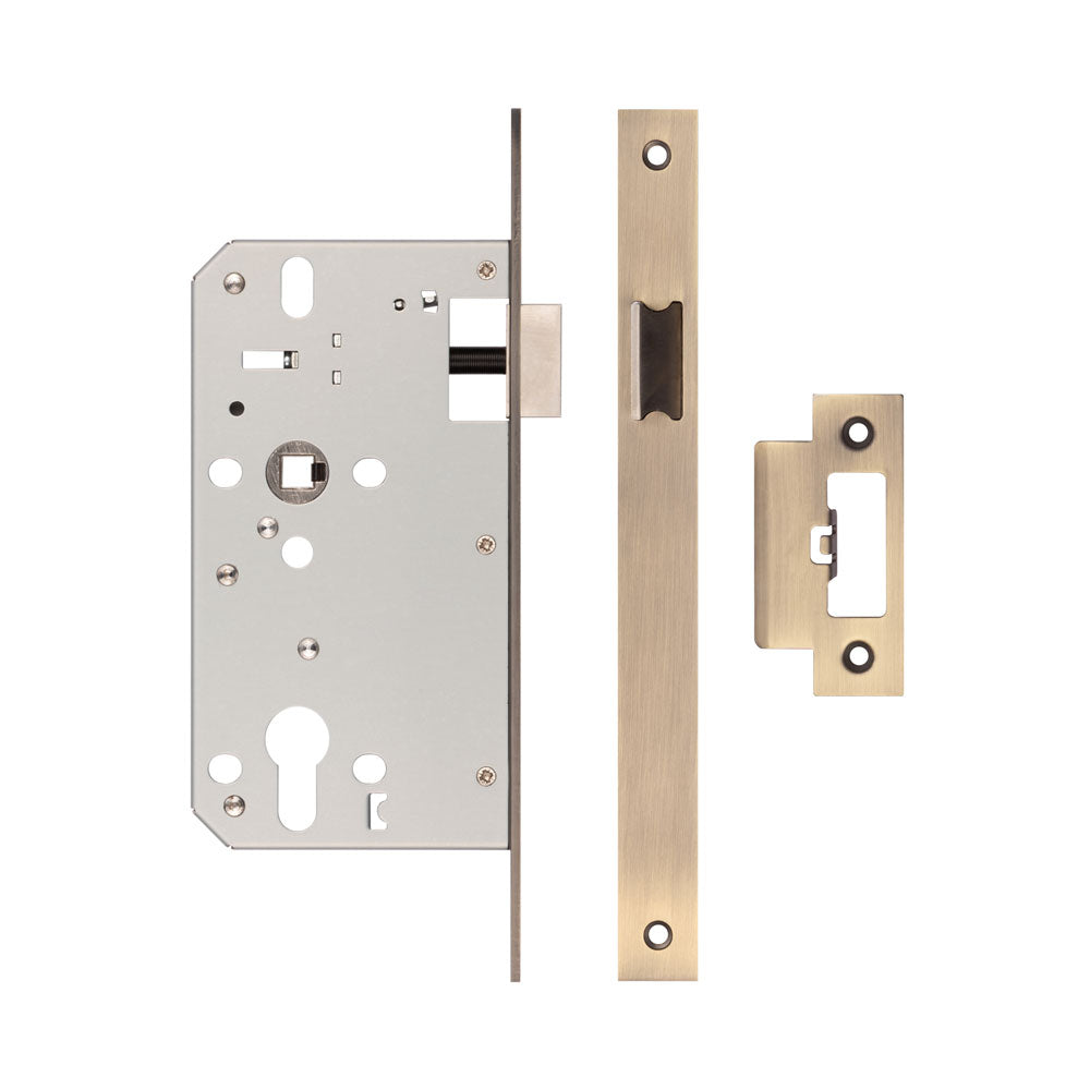 Jedo 72mm Din Latches - Square / Antique Brass