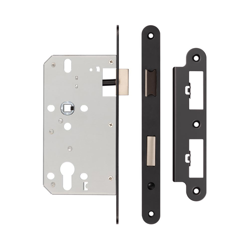 Jedo 72mm Din Sashlocks - Radiused / Black