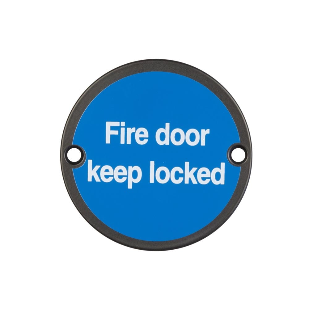 Stainless Steel Fire Door Locked