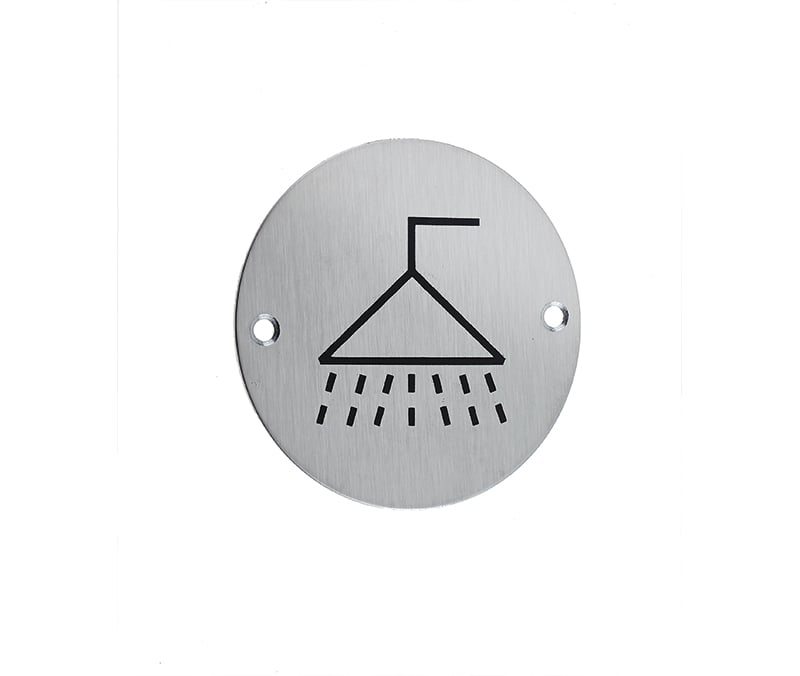 Stainless Steel Shower Symbol