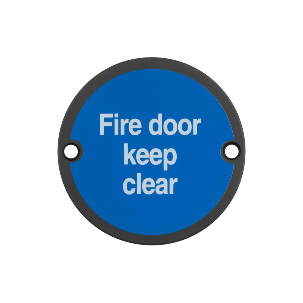 Stainless Steel Fire Door Keep Clear