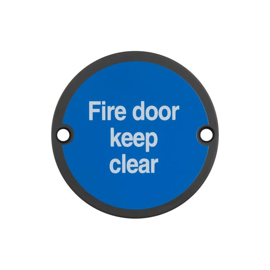 Stainless Steel Fire Door Keep Clear